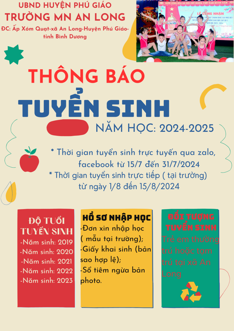 THÔNG BÁO TUYỂN SINH